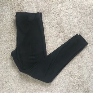 H&M velvet front leggings